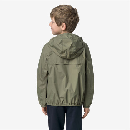 P. JAKE PLUS.2 DOUBLE - Vestes - Court - Garçon - GREEN-LIME JACQUARD-Green Lichen-Green Dk Lime