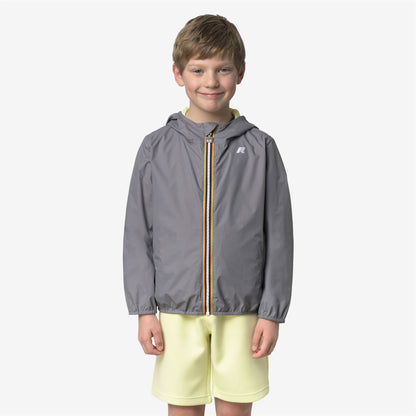 P. JAKE PLUS.2 DOUBLE - Vestes - Court - Garçon - Grey Frost-Yellow Lime