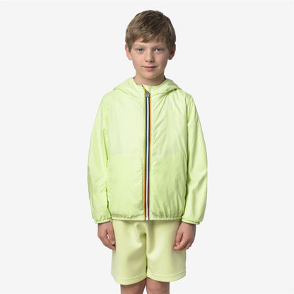 P. JAKE PLUS.2 DOUBLE - Vestes - Court - Garçon - Grey Frost-Yellow Lime