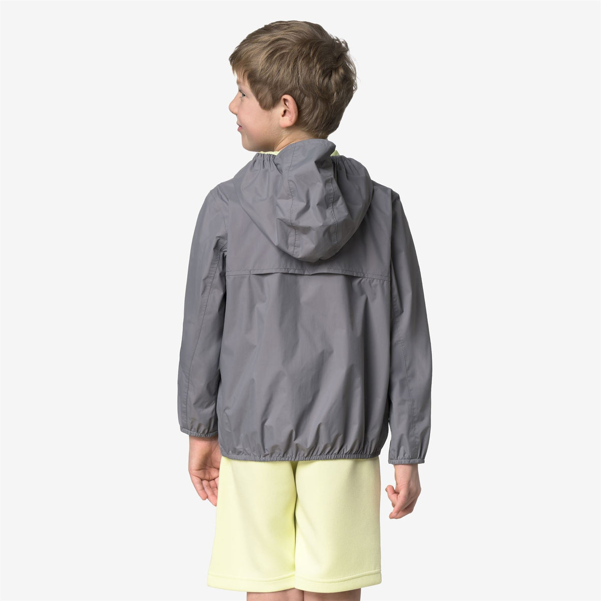 P. JAKE PLUS.2 DOUBLE - Vestes - Court - Garçon - Grey Frost-Yellow Lime