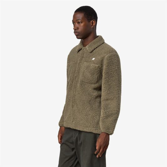 CAMERON SHERPA POLAR - Polaire - Veste - Homme - Green Army-Green Army