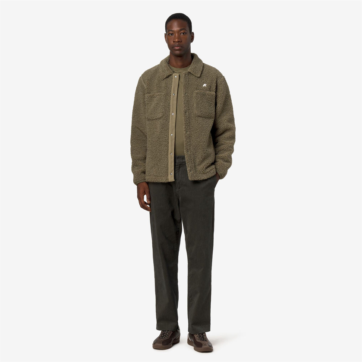 CAMERON SHERPA POLAR - Polaire - Veste - Homme - Green Army-Green Army