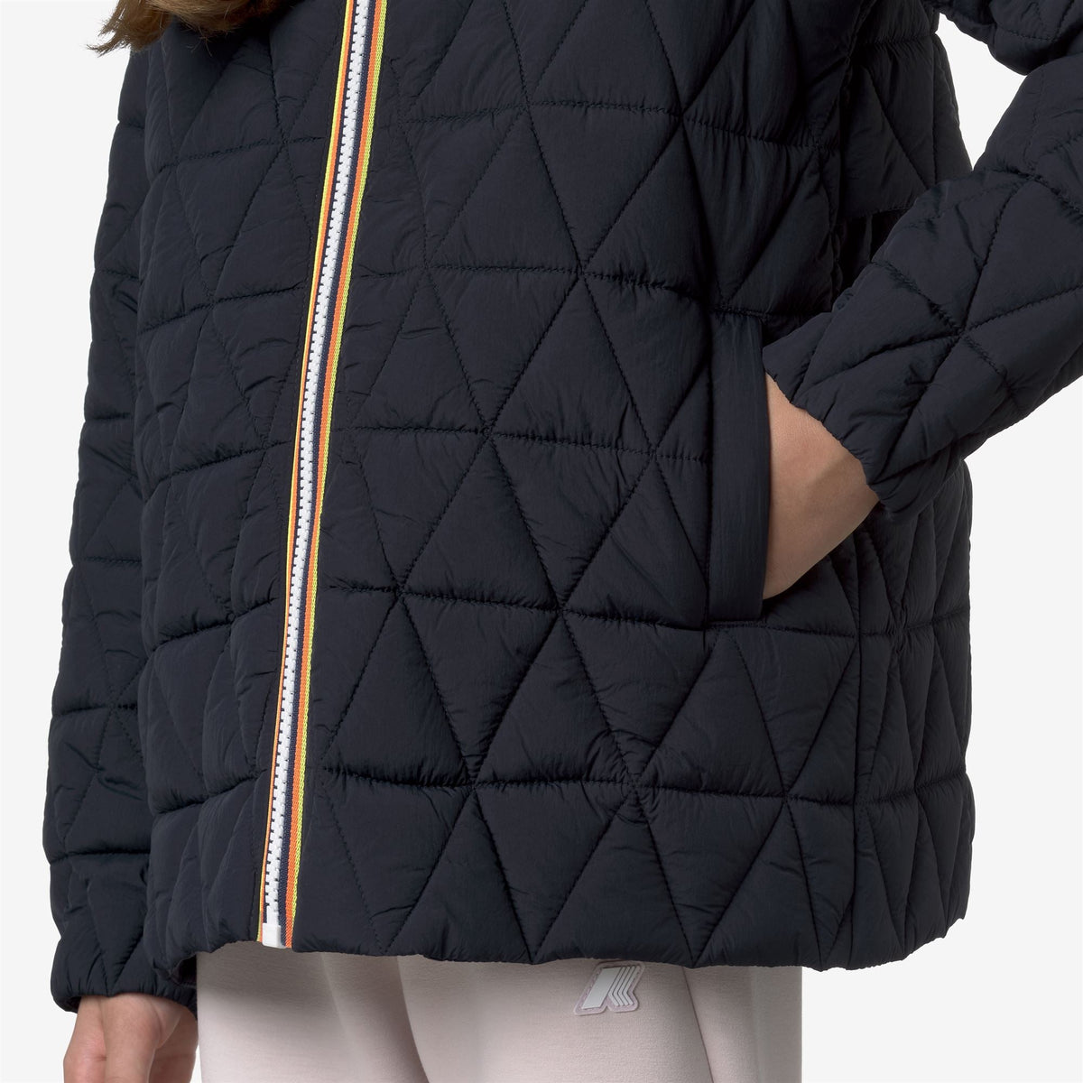 P. MADLAINE DIAMOND QUILTED WARM - Vestes - Court - Fille - Blue Depth