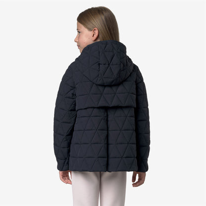 P. MADLAINE DIAMOND QUILTED WARM - Vestes - Court - Fille - Blue Depth
