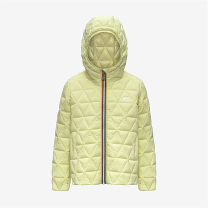 P. MADLAINE DIAMOND QUILTED WARM - Vestes - Court - Fille - Yellow Lime
