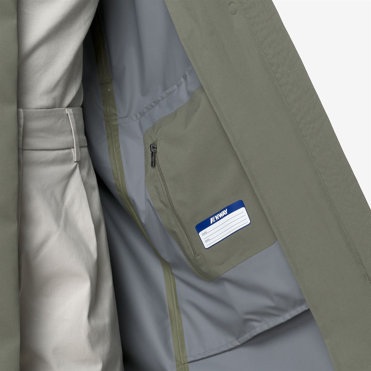 BARBRA STRETCH 2L - Vestes - Long - Femme - Green Lichen