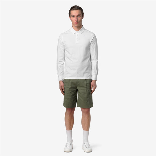 SERJE TWILL TECH - Shorts - Cargo - Homme - Green Lichen