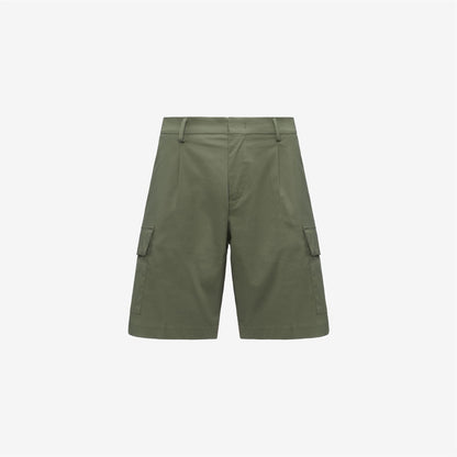 SERJE TWILL TECH - Shorts - Cargo - Homme - Green Lichen