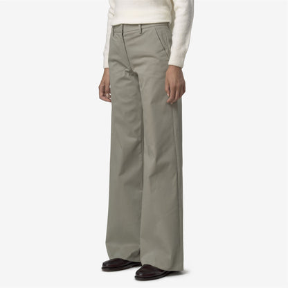 TYANNE TWILL TECH PEACH - Pantalon - Chino - Femme - Green Oak