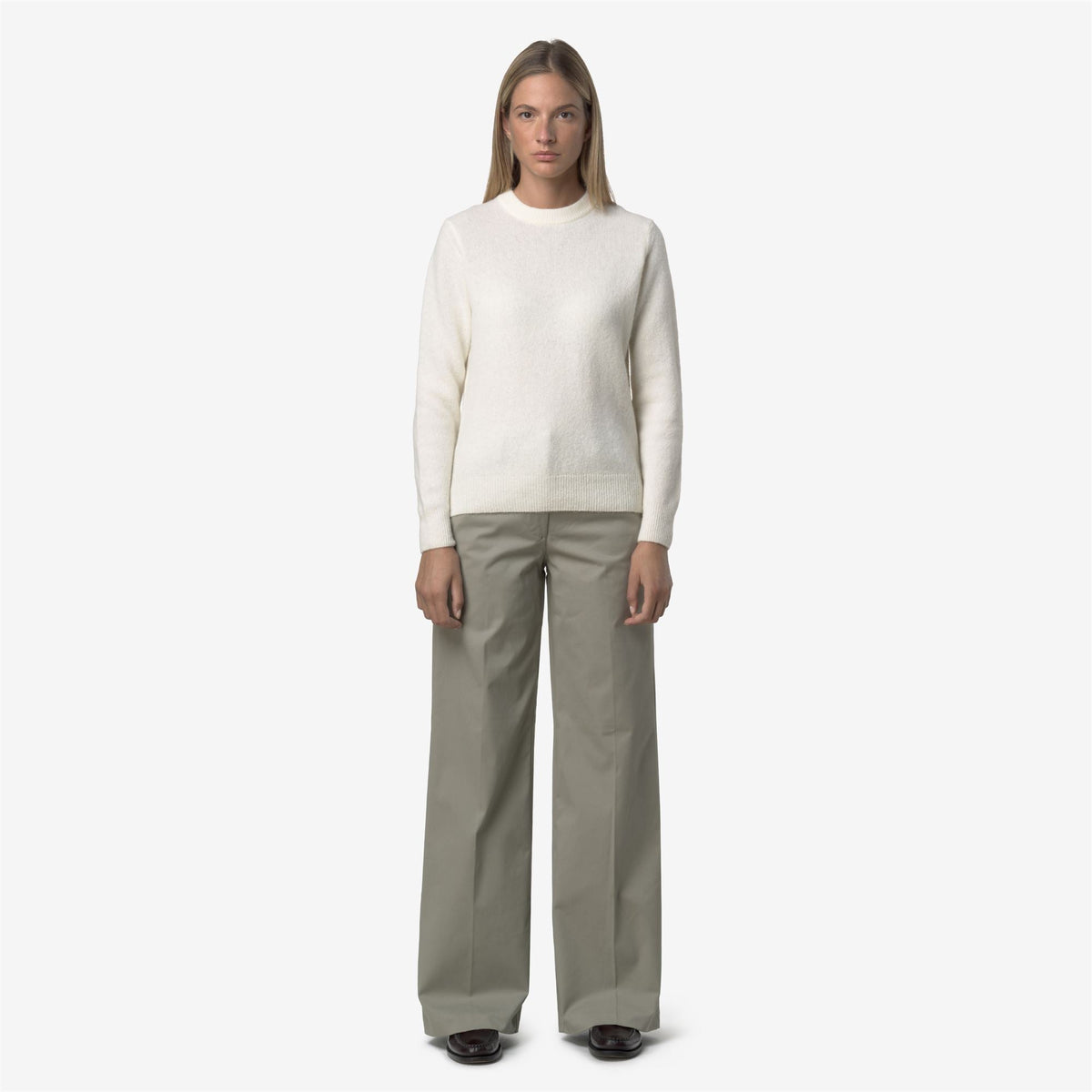 TYANNE TWILL TECH PEACH - Pantalon - Chino - Femme - Green Oak