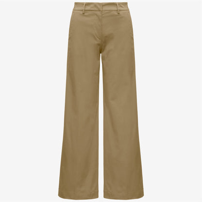 TYANNE TWILL TECH PEACH - Pantalon - Chino - Femme - Beige Khaki