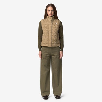 TYANNE TWILL TECH PEACH - Pantalon - Chino - Femme - Green Army