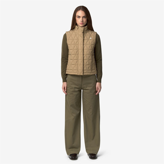 TYANNE TWILL TECH PEACH - Pantalon - Chino - Femme - Green Army