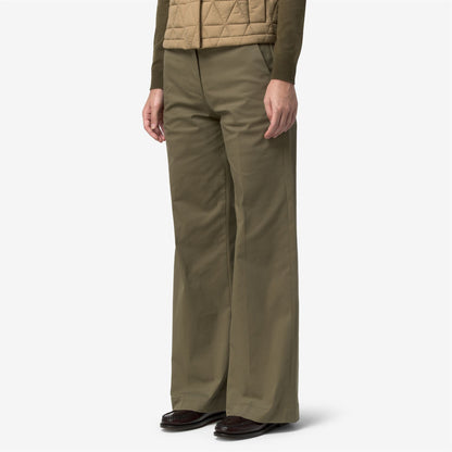 TYANNE TWILL TECH PEACH - Pantalon - Chino - Femme - Green Army