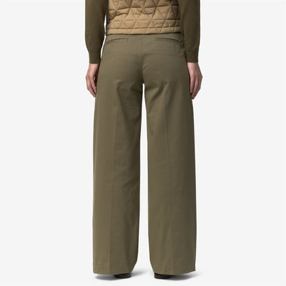 TYANNE TWILL TECH PEACH - Pantalon - Chino - Femme - Green Army