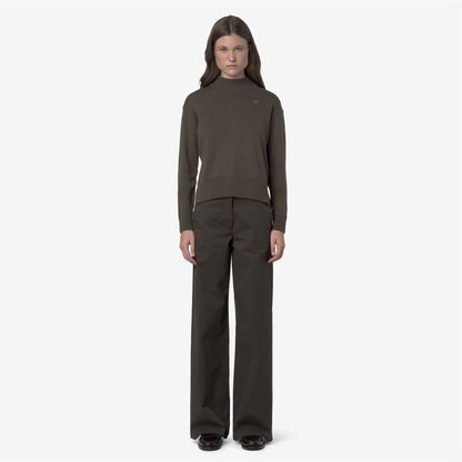 TYANNE TWILL TECH PEACH - Pantalon - Chino - Femme - Black Olive