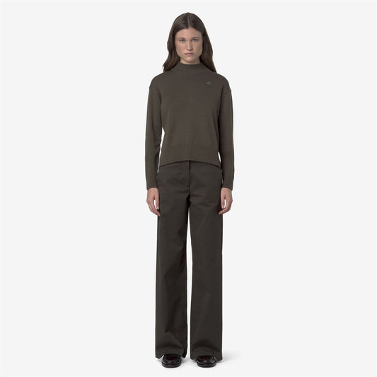TYANNE TWILL TECH PEACH - Pantalon - Chino - Femme - Black Olive