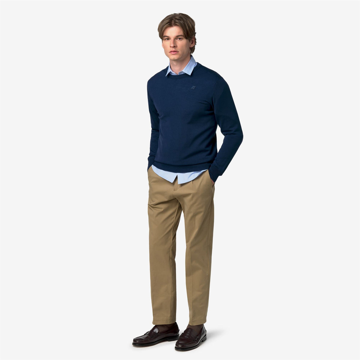 RALPH TWILL TECH PEACH - Pantalon - Chino - Homme - Beige Khaki