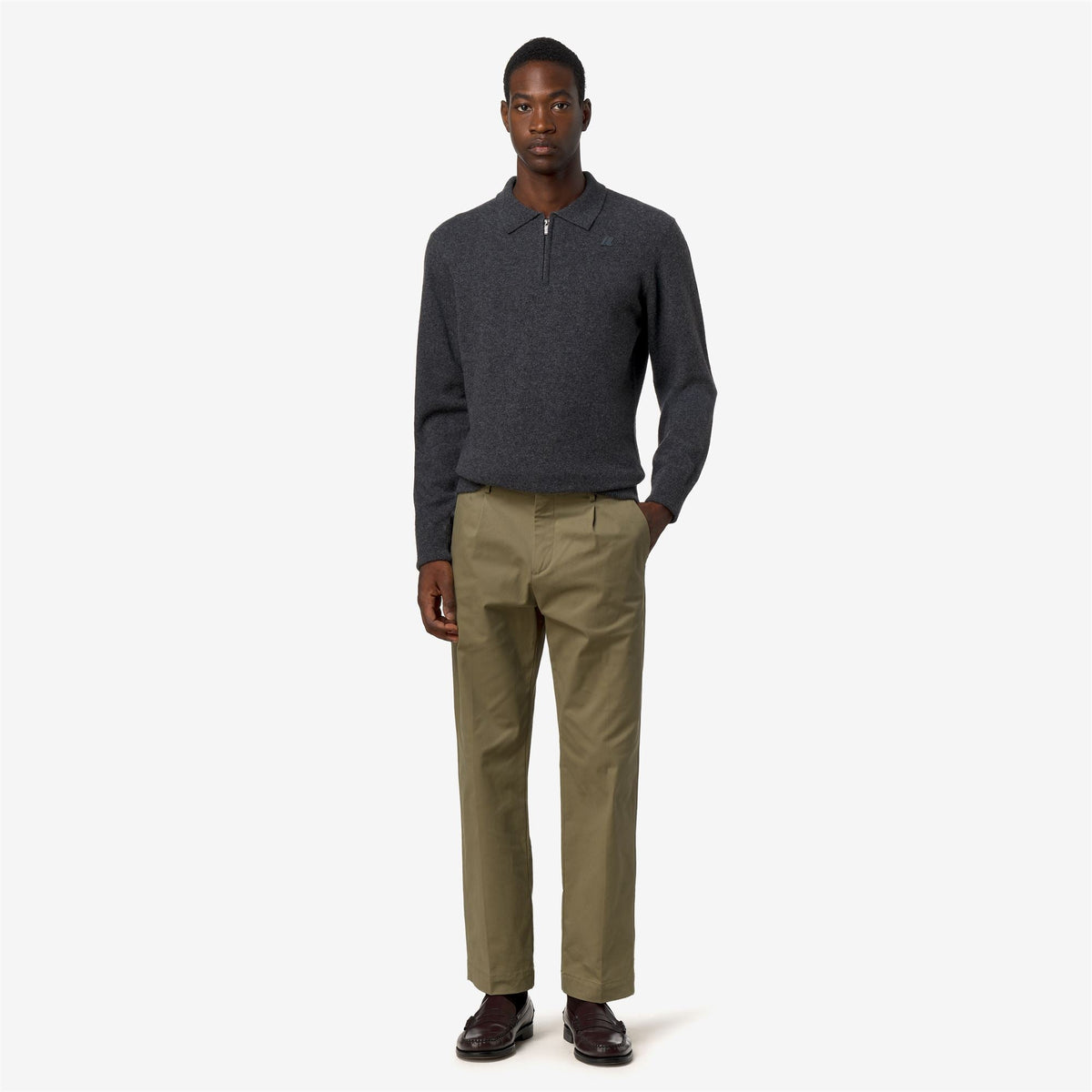 RALPH TWILL TECH PEACH - Pantalon - Chino - Homme - Green Army