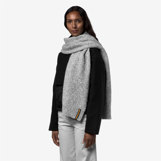 ECHARME COCCOLA YARN - Écharpes - Écharpe - Femme - GREY-WHITE