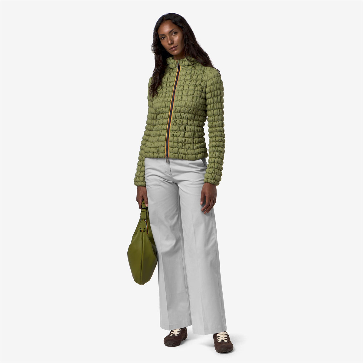 SHYDA TECH WARM - Vestes - Court - Femme - GREEN GOLD