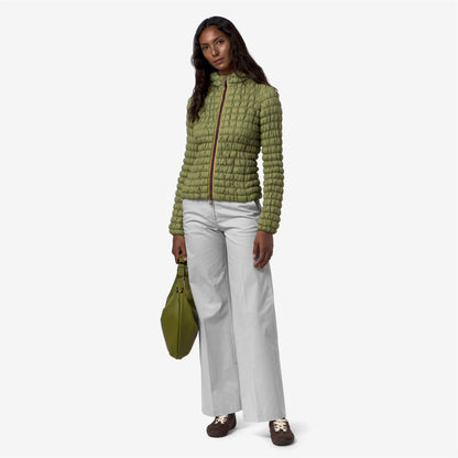 SHYDA TECH WARM - Vestes - Court - Femme - GREEN GOLD