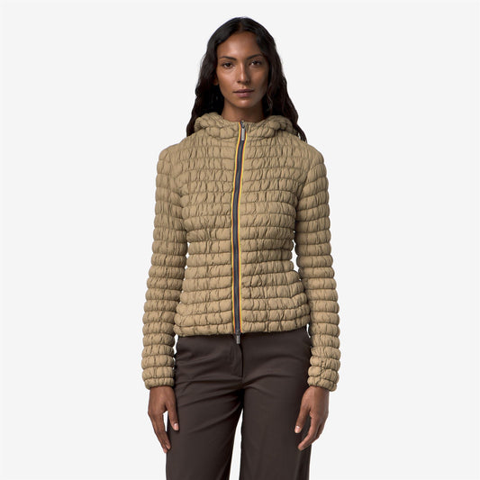 SHYDA TECH WARM - Vestes - Court - Femme - BEIGE KHAKI