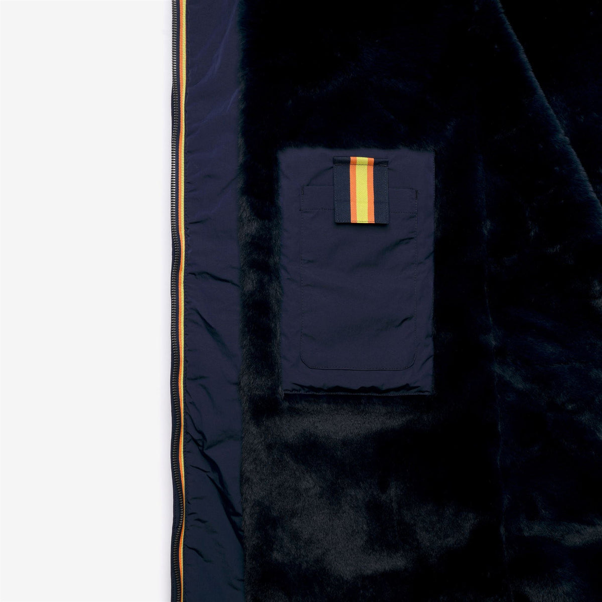 DINA SHINY NYLON FUR - Vestes - Long - Femme - Blue Depth