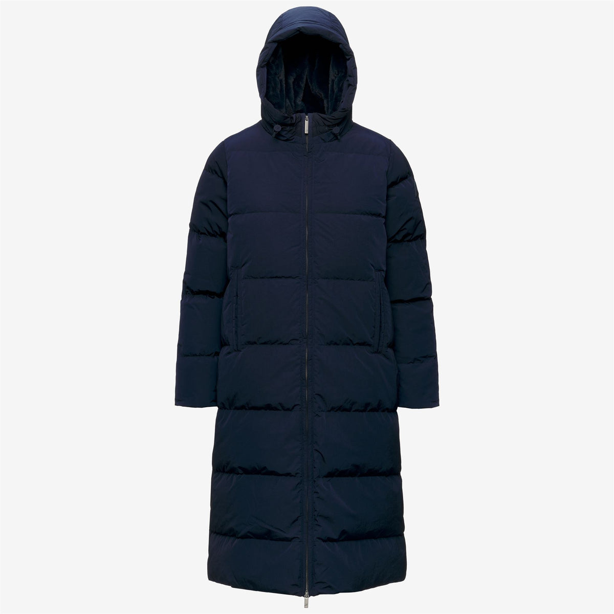 DINA SHINY NYLON FUR - Vestes - Long - Femme - Blue Depth