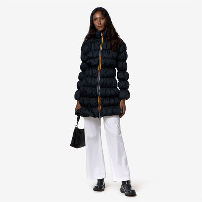 JIN MAXI RUFFLES - Vestes - Long - Femme - Blue Depth