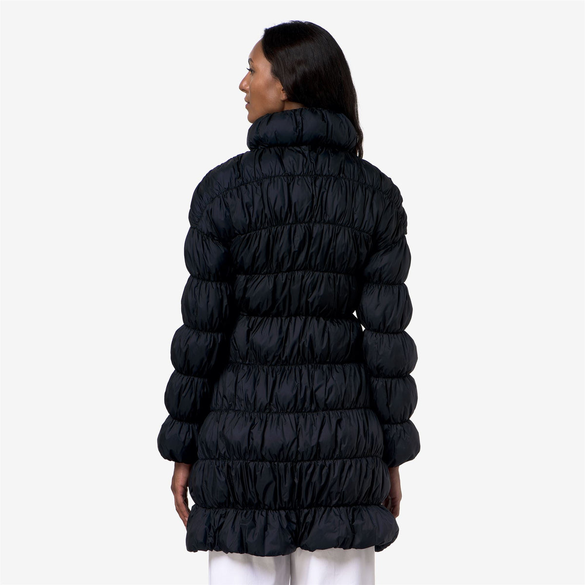 JIN MAXI RUFFLES - Vestes - Long - Femme - Blue Depth