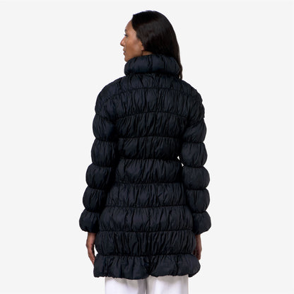 JIN MAXI RUFFLES - Vestes - Long - Femme - Blue Depth