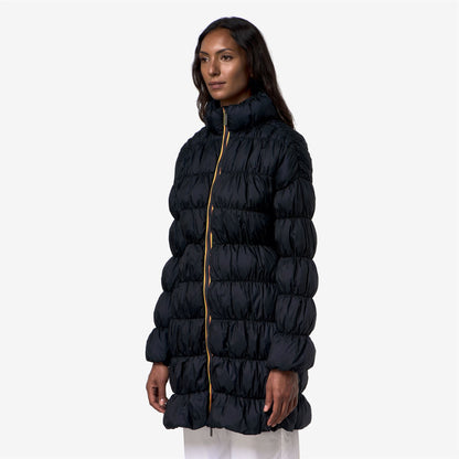 JIN MAXI RUFFLES - Vestes - Long - Femme - Blue Depth