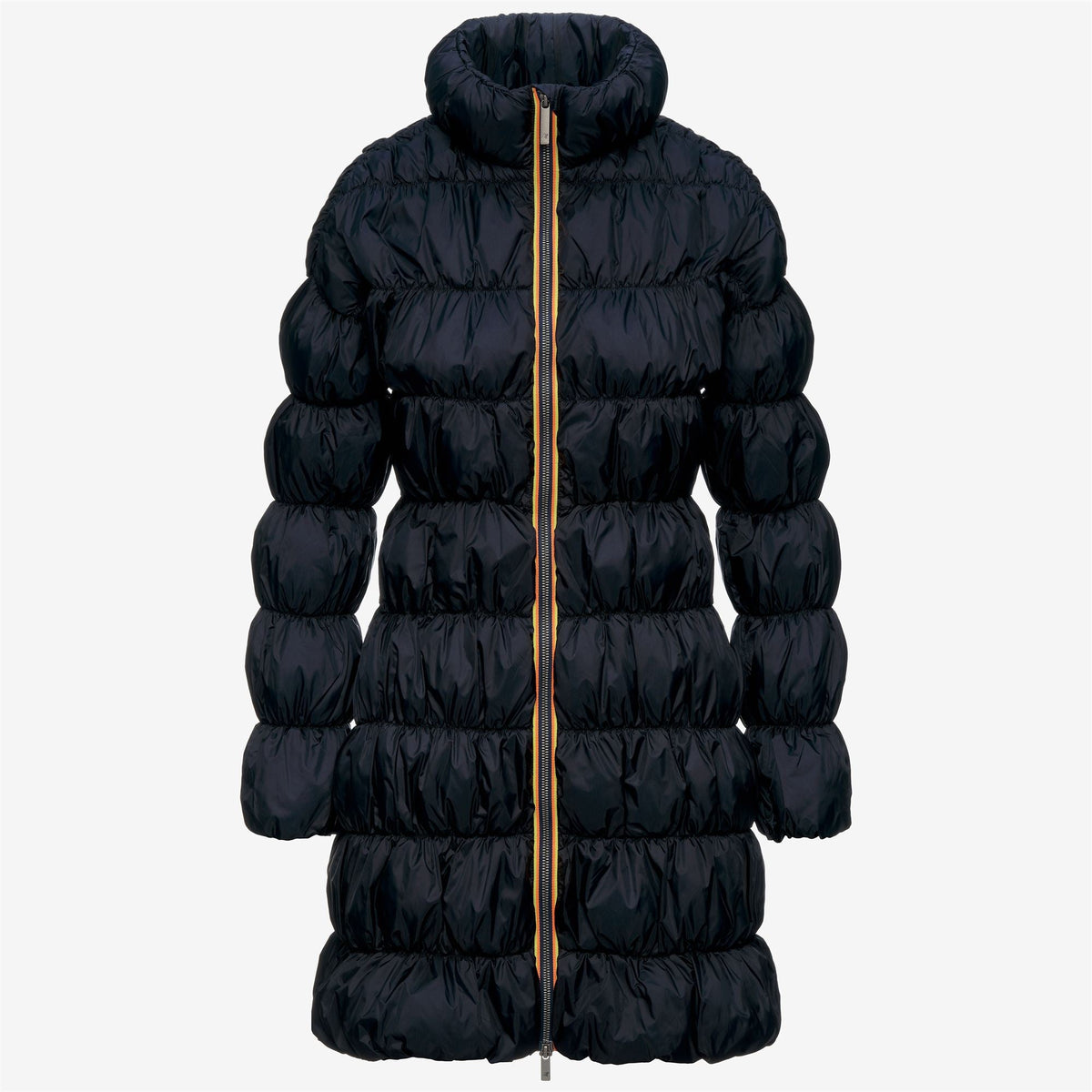 JIN MAXI RUFFLES - Vestes - Long - Femme - Blue Depth