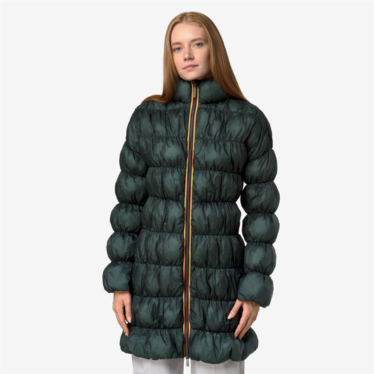 JIN MAXI RUFFLES - Vestes - Long - Femme - Green Balsam