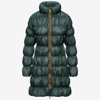 JIN MAXI RUFFLES - Vestes - Long - Femme - Green Balsam