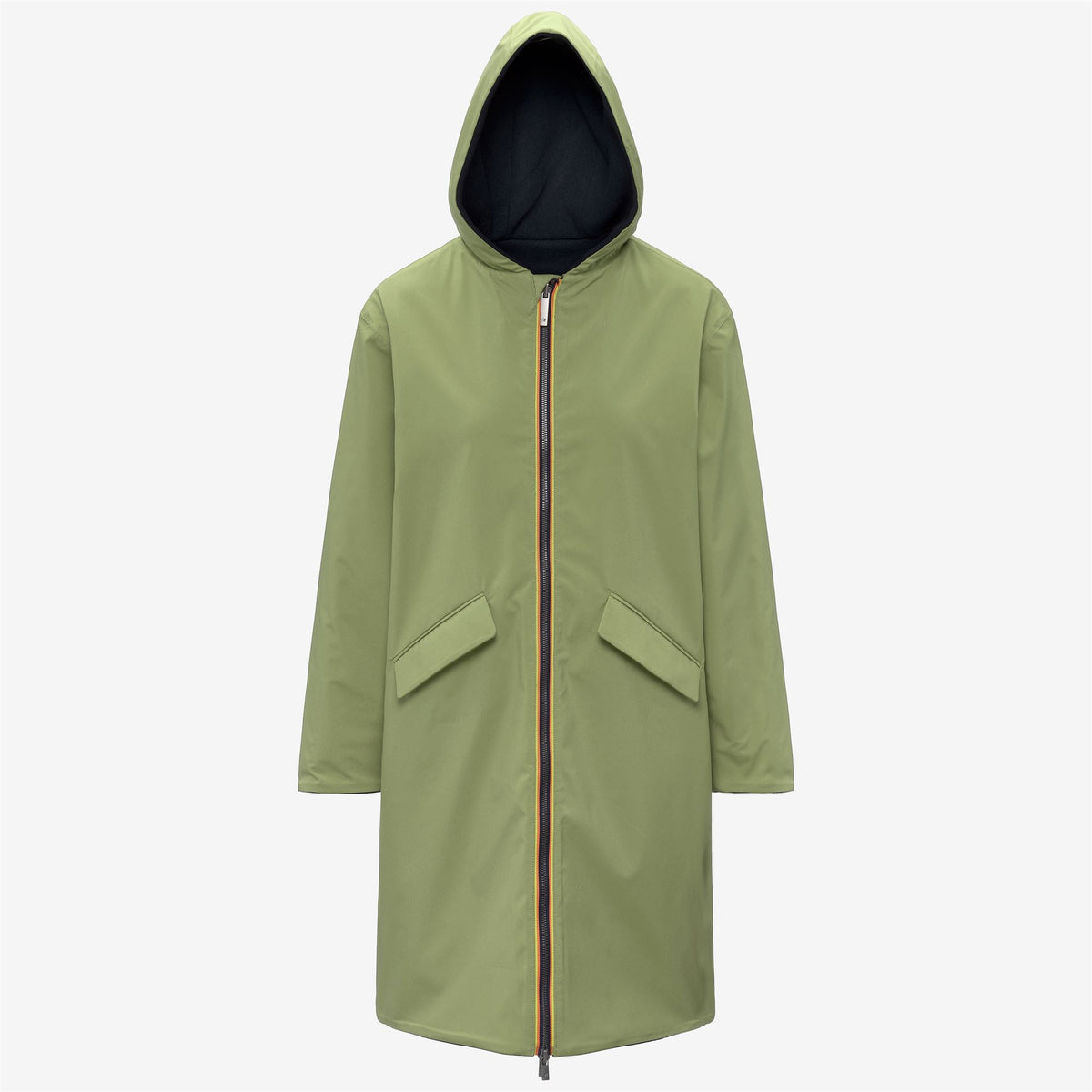 SHALA WOOL BONDED DOUBLE - Vestes - Longueur 3/4 - Femme - Blue Depth-Green Gold