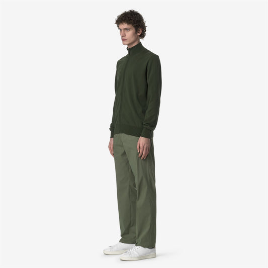 RALPH TWILL TECH - Pantalon - Chino - Homme - Green Lichen