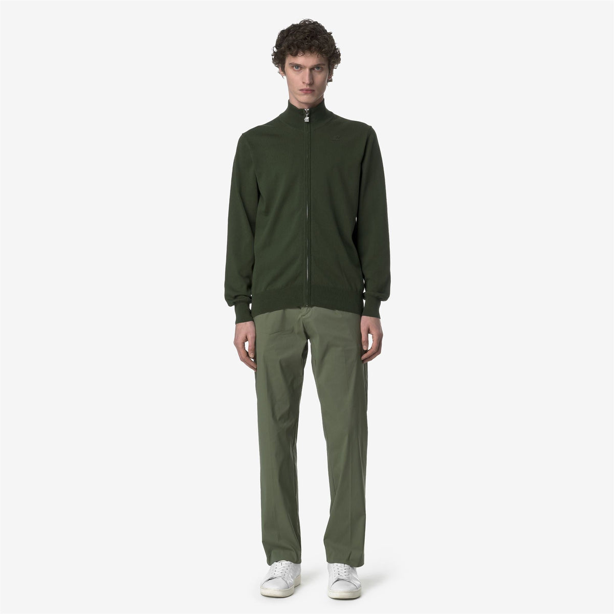 RALPH TWILL TECH - Pantalon - Chino - Homme - Green Lichen