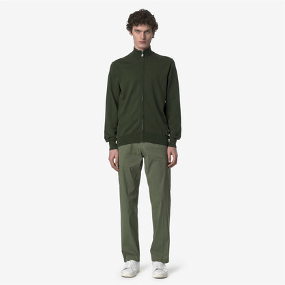 RALPH TWILL TECH - Pantalon - Chino - Homme - Green Lichen