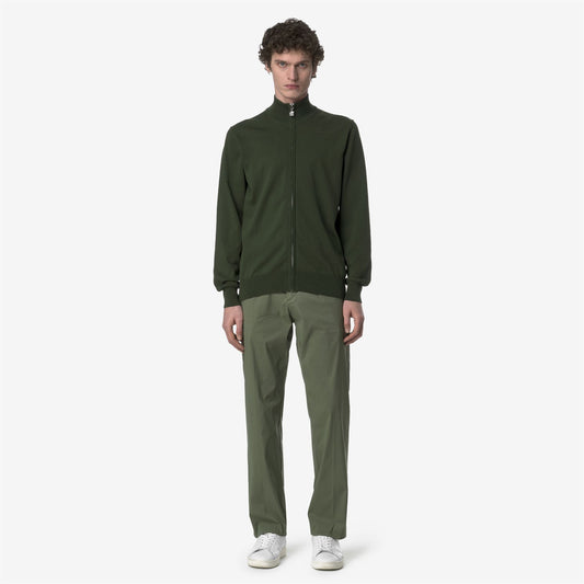 RALPH TWILL TECH - Pantalon - Chino - Homme - Green Lichen