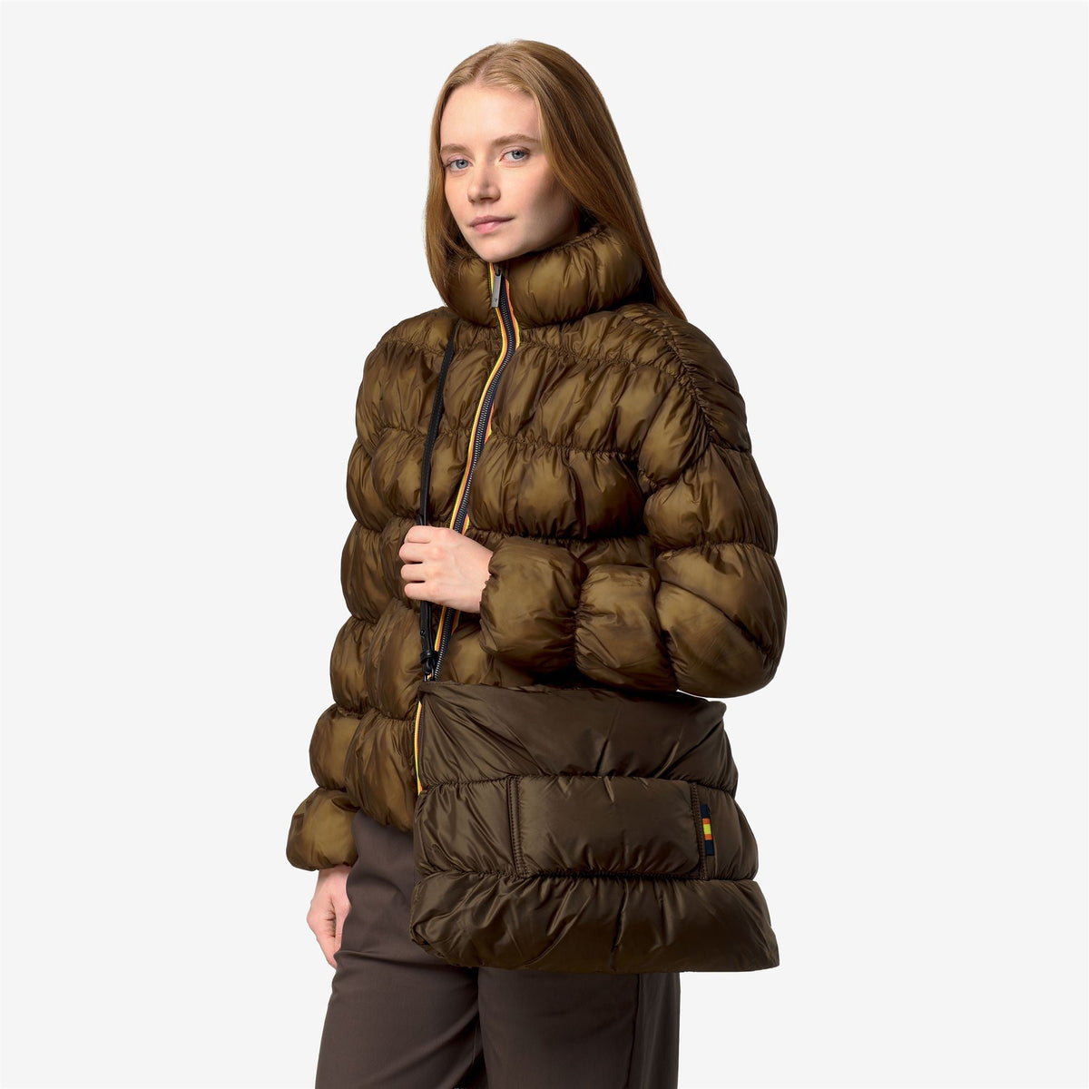 MATELIS MAXI RUFFLE - Sacs - Pochette - Femme - BROWN
