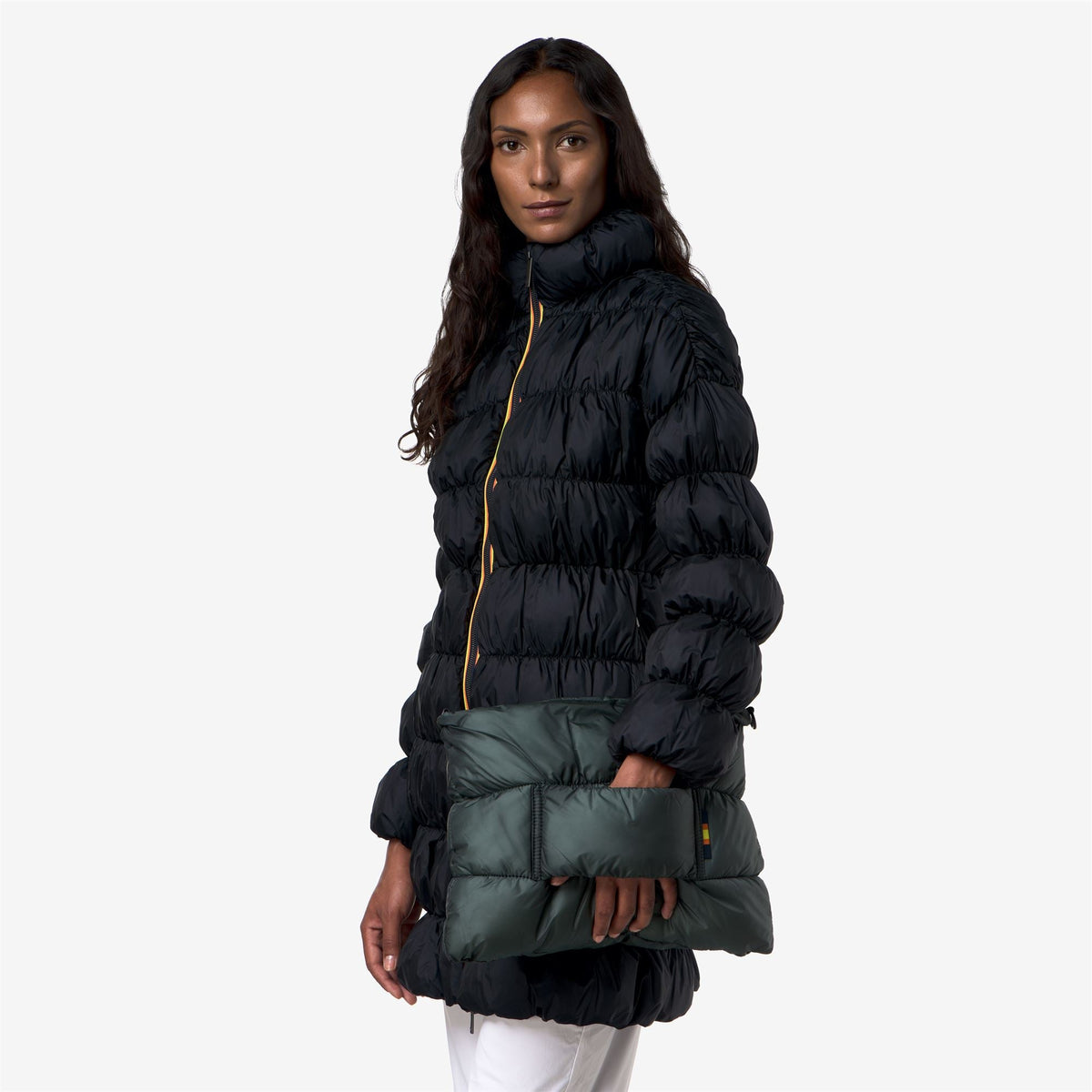 MATELIS MAXI RUFFLE - Sacs - Pochette - Femme - Green Balsam