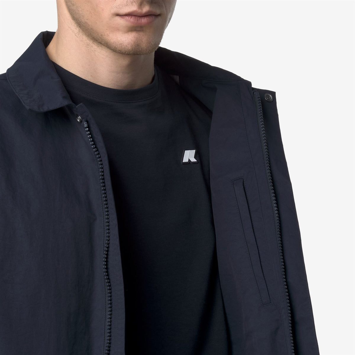 BROEN COTTON NYLON - Vestes - Court - Homme - Blue Depth