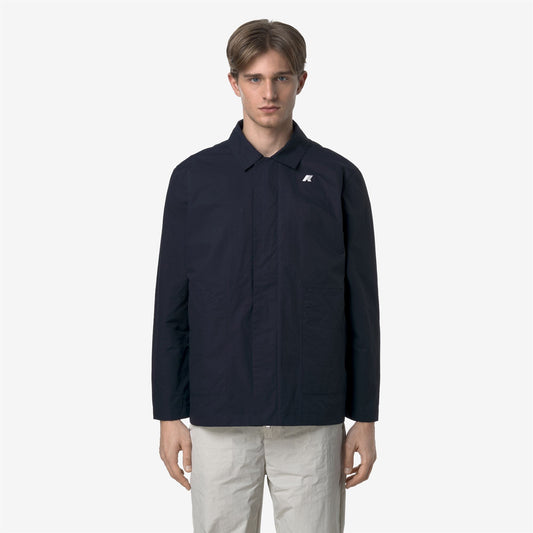 BROEN COTTON NYLON - Vestes - Court - Homme - Blue Depth