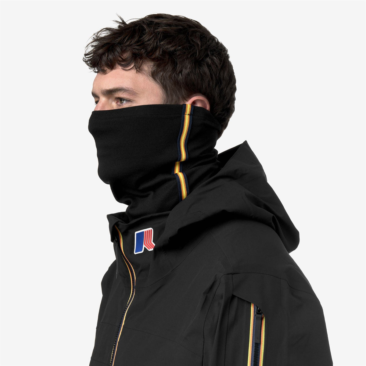 LINDY SCOTTY JAMES - Écharpes - Col montant chaud - Unisexe - Black Pure