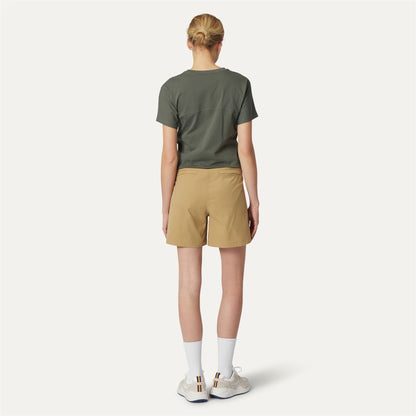 NOISE TWILL - Shorts - Chino - Femme - Beige Khaki