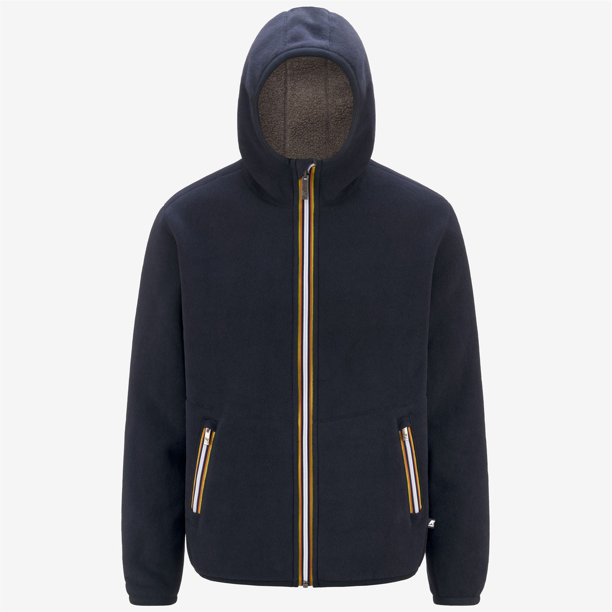 JACK SHERPA POLAR DOUBLE - Polaire - Veste - Homme - Blue Depth-Beige Taupe