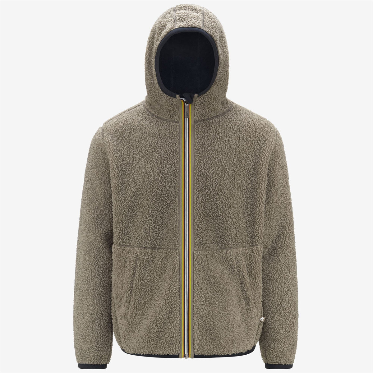 JACK SHERPA POLAR DOUBLE - Polaire - Veste - Homme - Blue Depth-Beige Taupe