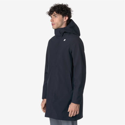 THOMAS BONDED - Vestes - Long - Homme - Blue Depth-Blue Depth-Blue Depth